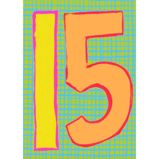 Picture of 15TH BIRTHDAY CARD
